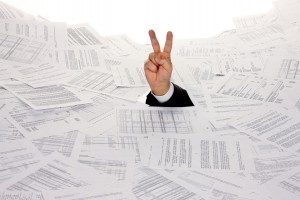 Stress by bureaucracy and paper filing